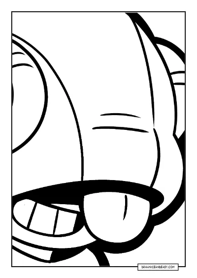 Leon Icon Brawl Stars Coloring Page – Free PDF coloring page preview